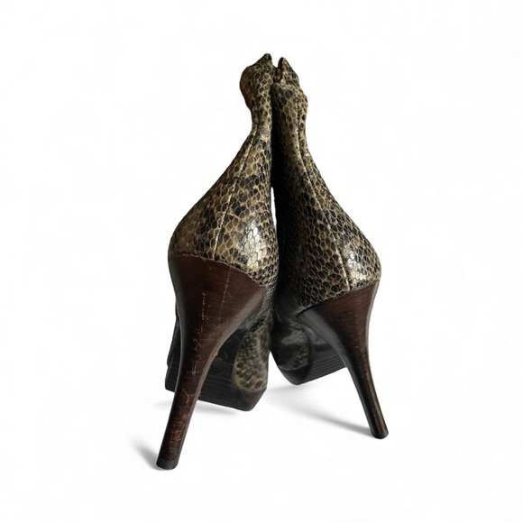 Michael Kors Snakeskin Platform Booties - Picture 4 of 7